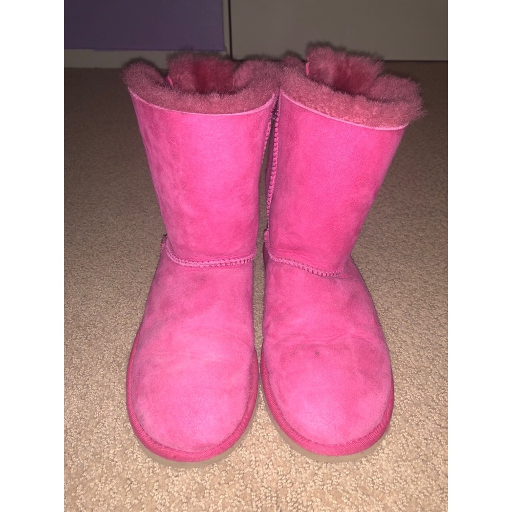 Pink Bow Ugg Boots